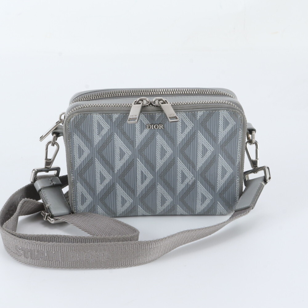 Christian Dior CD Diamond Leather Shoulder Bag Messenger for Men